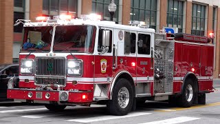 Baltimore City Fire Department Engine 2 Responding [upl. by Dawaj]