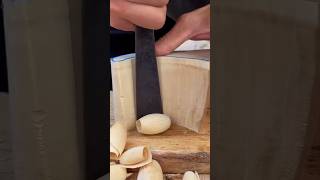 Satisfying wood carving asmr video😍🪵 satisfyingvideo woodcarving ytshortsvideo [upl. by Arabrab]