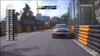 WTCR Macau 2018 Race3 Szabo Big Crash [upl. by Cheng]