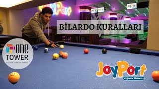 Bilardo Nasıl Oynanır Kuralları Nelerdir Joy Port Eğlence Merkezi [upl. by Frederique]