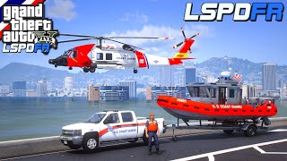 GTA V  LSPDFR มาเป็นตำรวจในเกม GTA V ช่วยประชาชนหนี พายุทอร์นาโดถล่มเมือง 387 [upl. by Grosberg326]