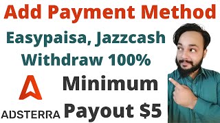 How To Add Payment Method in Adsterra  Adsterra Payment Methods [upl. by Haliehs]