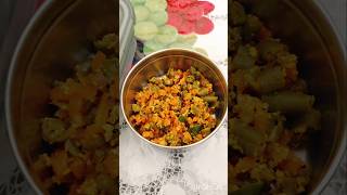 Indraya Samayal and Breakfast  Poondu Kulambu with Beans Carrot Poriyal  Rava Upma [upl. by Anerahs]