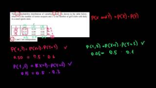 STATISTICS I How To Check If Variables Are Independent I Part 1 [upl. by Liberati263]