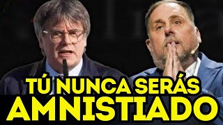 TERRIBLE BATACAZO JUDICIAL para Oriol Junqueras 🚨El Supremo RECHAZA su amnistía [upl. by Giule]