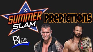 WWE SummerSlam 2020 Predictions [upl. by Pahl]