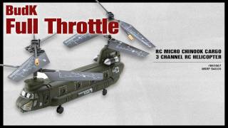 Remote Control Micro Chinook Cargo 3 Channel RC Helicopter [upl. by Nyrmac]