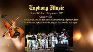 Euphony Music  Group Violin  Anondoloke manglaloke   Instrumental [upl. by Lulita]