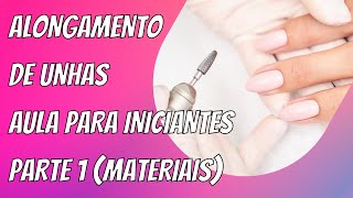 Mini Curso Online Gratuito  Alongamento de Unhas  Parte 1 [upl. by Harragan]