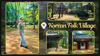 KOREAN FOLK VILLAGE 🇰🇷🌸 [upl. by Glynn199]