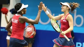 Washington Kastles 23 Texas Wild 18 featuring Venus Williams 71614 [upl. by Alihs641]