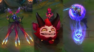 Odyssey Halloween and Hextech Skins  PBE Preview [upl. by Nnahteb824]