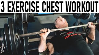 3 Exercise Chest Workout for quotMASSquot [upl. by Townsend]