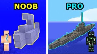 Minecraft NOOB VS PRO ŁÓDŹ PODWODNA W MINECRAFT [upl. by Power]