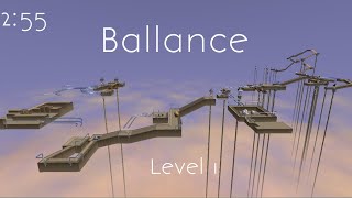 Ballance Gameplay Speedrun Level  1 sonicgamer [upl. by Dredi]