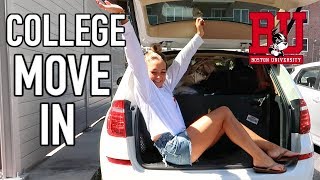 COLLEGE MOVE IN VLOG  BOSTON UNIVERSITY [upl. by Noived]