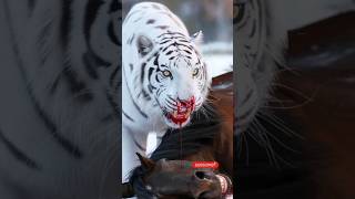 Tiger vs horse fight viral Short [upl. by Joellyn]