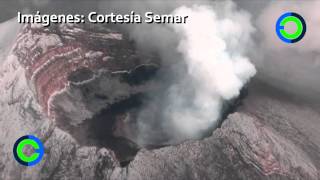 Imágenes del cráter del Popocatépetl nunca antes vistas [upl. by Nauwaj]