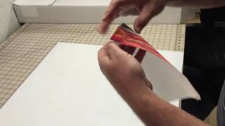 How to Peel Inktra Opaque from carrier sheet [upl. by Jule146]