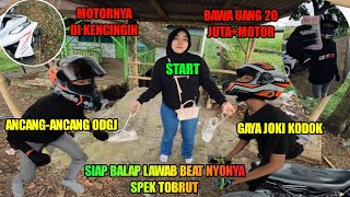 BEAT NYONYA BALAP VS MANTANNYA DEWI TARUHAN 20 JUTA  MOTOR [upl. by Louis689]