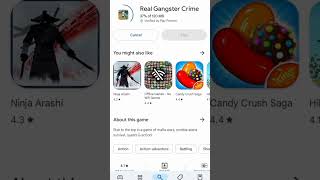 Real gangster crime game download play store [upl. by Annahsat]