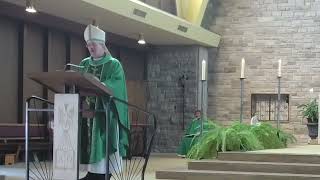 Bishop Christian Riesbeck CC Homily Papal Visit and Pastoral Installation of Fr Suresh Savariraj [upl. by Ymmac852]