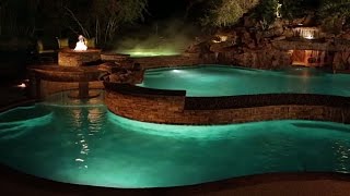 Pool Lighting Show Cool Cabaret [upl. by Arved]