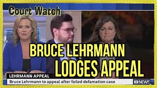 Bruce Lehrmann lodges Appeal Today 31May2024 [upl. by Sturrock]