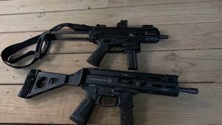 Is Grand Powers Stribog SP9A3 Just As Good As BTs APC9 ProBraced Pistol Full Range Review [upl. by Ahsilra]