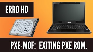 Como Resolver Erro PXEMOF EXITING PXE ROM Notebook Lenovo Cee Positivo Tela Preta Reiniciando [upl. by Helman]