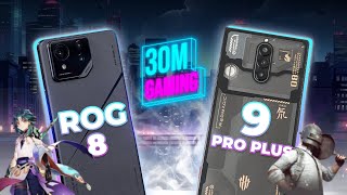 ROG Phone 8 Pro vs Nubia RedMagic 9 Pro 🟣 30M Gaming 2024  Những cái tên cuối cùng [upl. by Apps213]