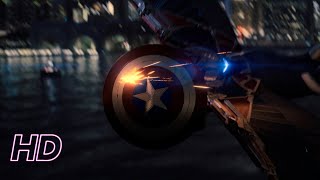 Captain America saves Helicopter  The Falcon and Winter Soldier HD [upl. by Dhiman]