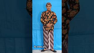 SURJAN JAWA  Javanese Outfits shorts pakaianjawa [upl. by Aggappera]