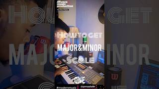 How to get majorampminor scale modernmusic music piano piano [upl. by Chemarin]