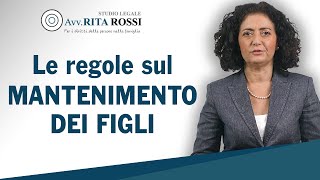 Le regole sul mantenimento dei figli [upl. by Halyahs]