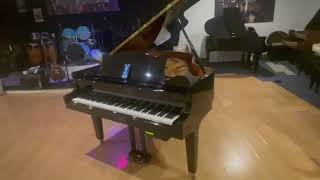 Japanese baby grand piano wPianoDisc self playing system upgraded to Yamaha Bluetooth Apple iPad [upl. by Enilrad659]