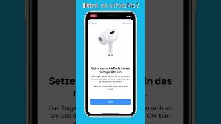 apple airpodspro hörtest iphone iphone16promax ios181 [upl. by Anahir914]