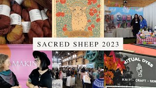 Sacred Sheep 2023  Wool Festival amp Travel Vlog [upl. by Orfield]