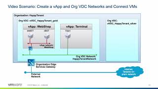 VMware vCloud Director Managing Organization VDC Networks [upl. by Joappa775]