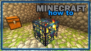 How to Find and Use a Spawner in Minecraft  Easy Minecraft Tutorial [upl. by Yannodrahc]