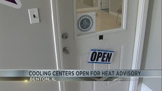 BentonWest City Cooling Center opened for Heat Advisory [upl. by Anniroc]