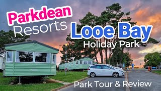 Bargain Cornish Holiday Accommodation  Looe Bay Holiday Park Site Tour and Review  Cornwall [upl. by Billye16]