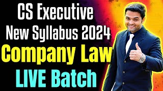 CS Executive New Syllabus Company Law Online Classes  Lecture 1  Introduction amp RamBaan [upl. by Webster93]