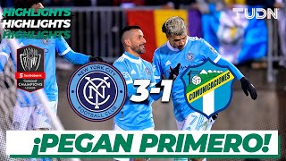 Highlights  New York City 31 Comunicaciones  CONCACHAMPIONS  4tos  TUDN [upl. by Gnuhn]