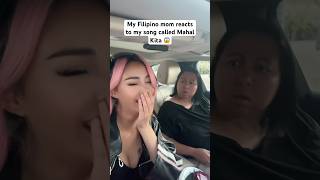 Filipino mom reaction to Tagalog inspired song 🤭 music filipino reaction musicartist [upl. by Lough]