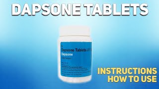 Dapsone tablets how to use Mechanism of action Uses Dosage Side Effects [upl. by Leighton]