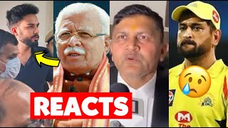 Haryana’s Ex CM Manohar Lal Khattar Reacts to Elvish Yadav Case MS Dhoni Steps Down as CSK Captain [upl. by Prinz]