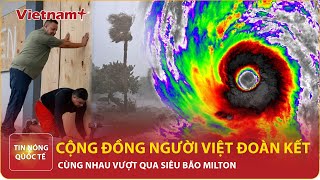 Người Việt nơi tâm bão Milton oanh tạc“Gió gào rúcửa rung lên khu đô thị sầm uất tối đen như mực” [upl. by Yemac]