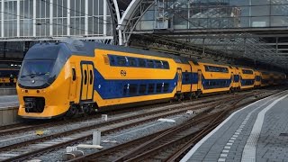 Vertrek VIRMm 8637 van Station Amsterdam Centraal [upl. by Assilen]