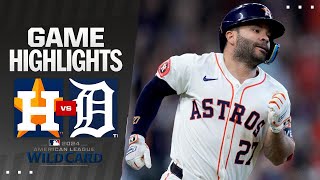 Detroit Tigers vs Houston Astros Game 1 Full Highlights  October 1 2024  2024 MLB Wild Card [upl. by Elohcin]